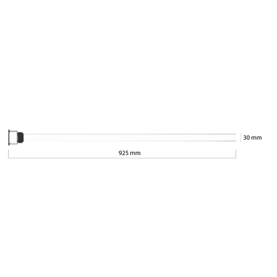 Quarzglas QG109 VSC 925 x 30 mm offenes Ende AM