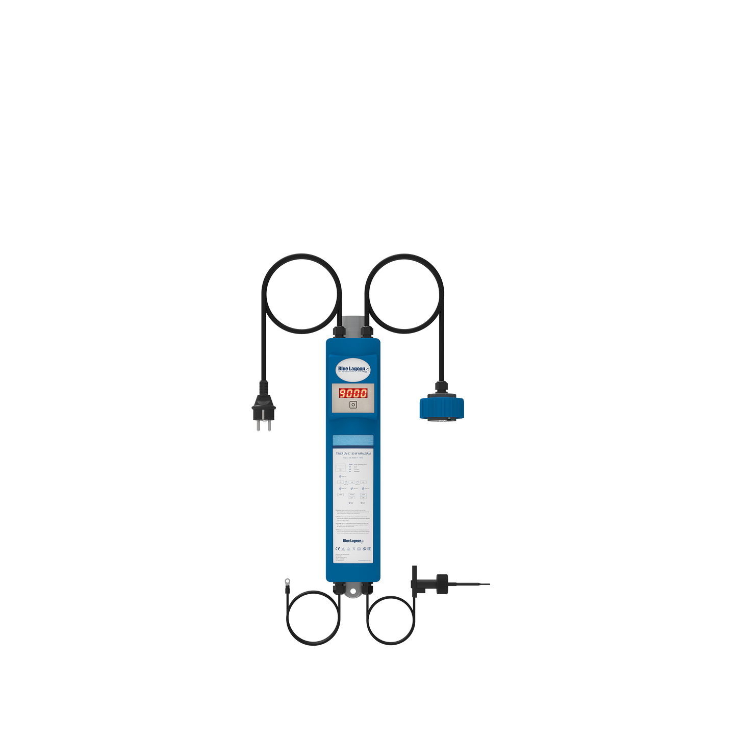 Elektrik Blue Lagoon UV-C INOX 130 W Amalgam inkl. Strömungsschalter